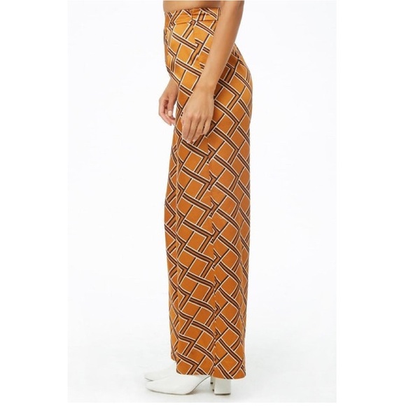 WIDE LEG PRINTED TROUSERS - Picture 5 of 6